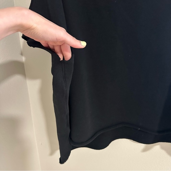 Frank & Eileen AUDREY Funnel Neck Capelet in Black one size pullover sweater - Picture 6 of 8